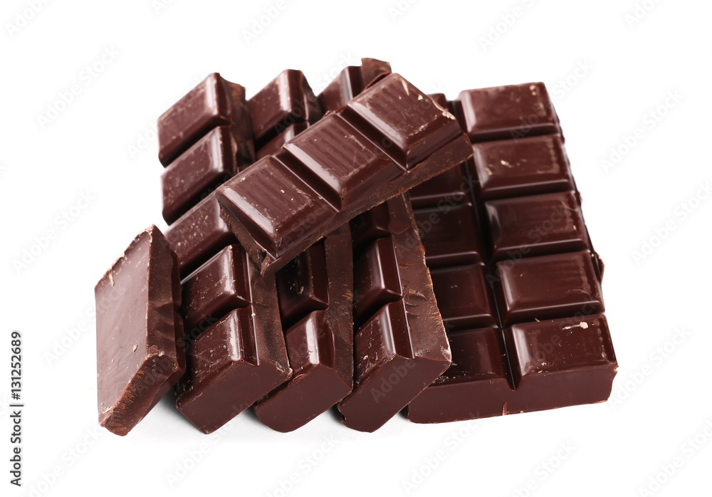 chocolate bars isolated on white background chocolate bars isolated on white background