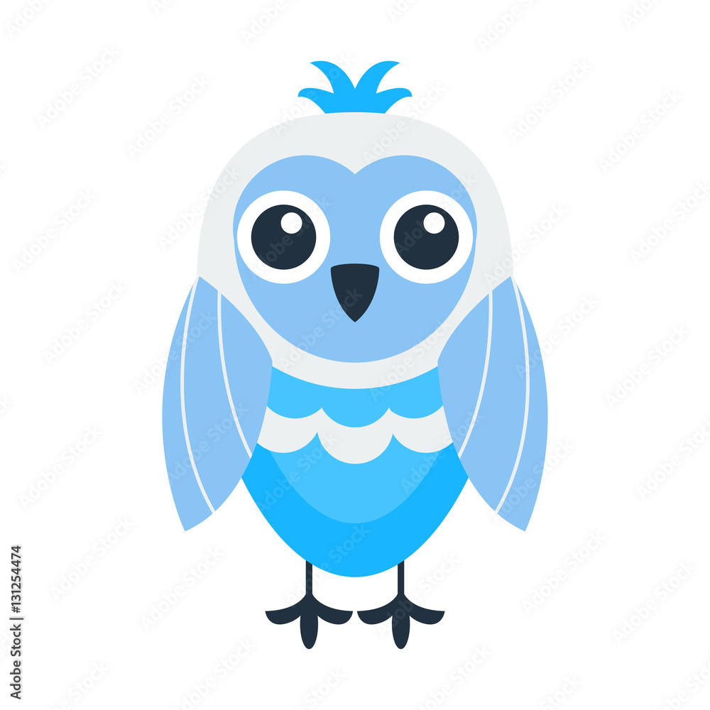 Cartoon owl vector isolated Cartoon owl vector isolated