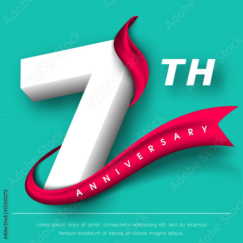 Anniversary emblems template design