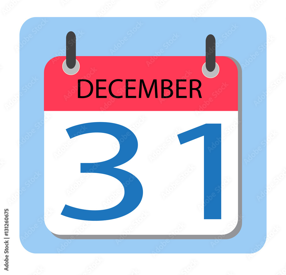 Calendar 31 december. New Year. red Calendar icon Dec 31. Calendar 31 december. New Year. red Calendar icon Dec 31.