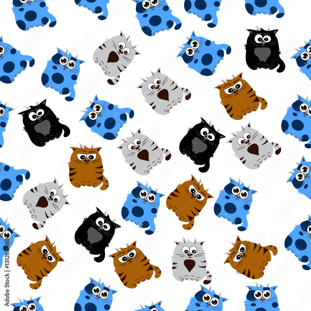 illustration of a Cute cat illustration of a Cute cat