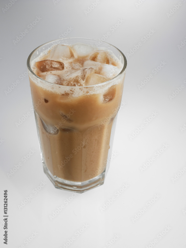 milk tea with ice milk tea with ice