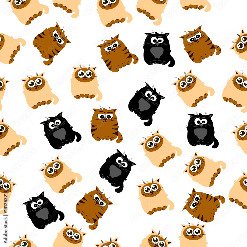 illustration of a Cute cat illustration of a Cute cat