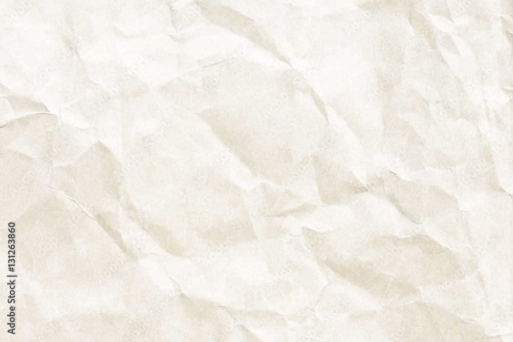 Fototapeta premium Brown crumpled paper texture