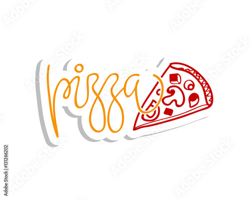 Fast food menu vector background.