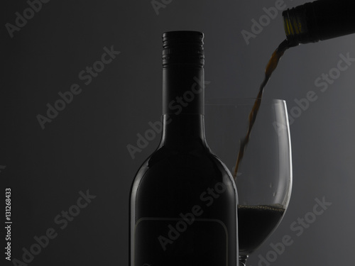 wine and glass