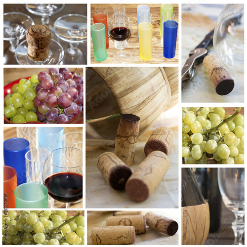 Картината върху платно preparation and tasting wine