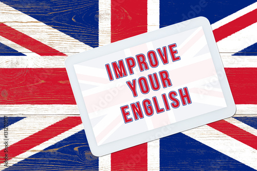 Leinwand Poster improve your english