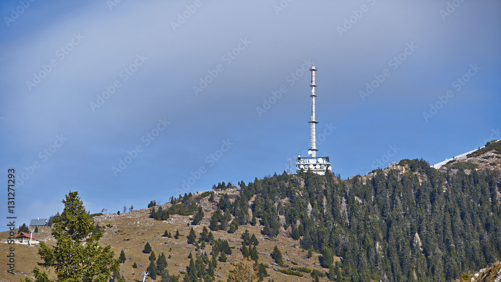 Obraz premium Winter day on Krvavec mountain