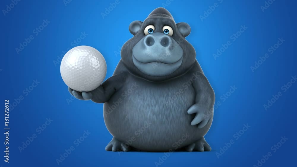 Fun gorilla - 3D Animation Fun gorilla - 3D Animation