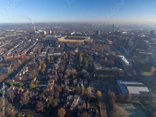 Aerial view of Wolverhampton, UK. photo