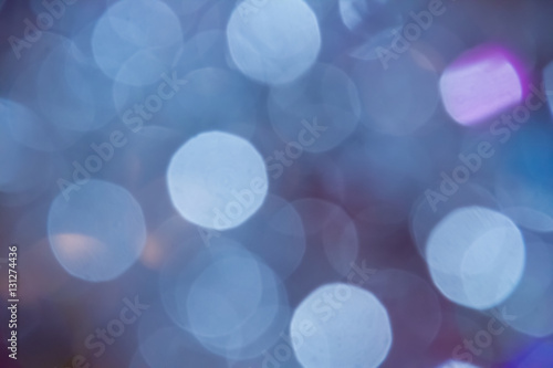 Brilliant blue background blur bokeh