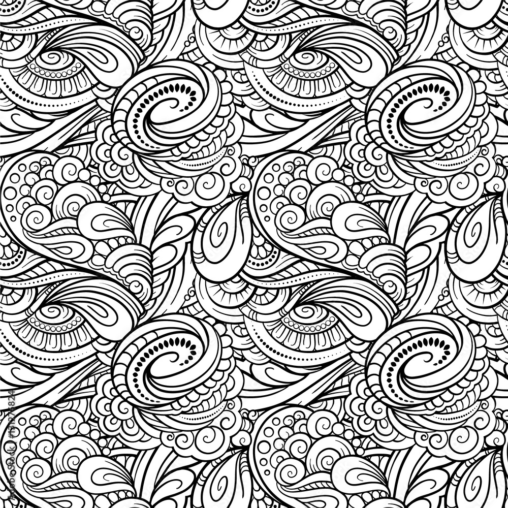 Fantasy decorative ornamental seamless pattern Fantasy decorative ornamental seamless pattern