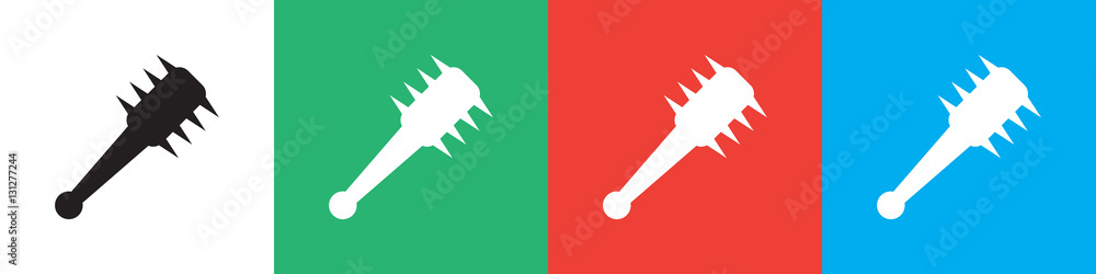 mace icon illustration mace icon illustration