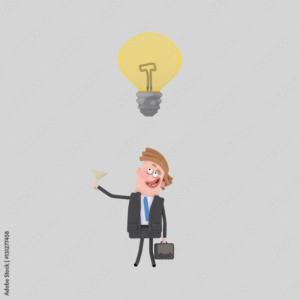 Businessman toasting with champagne for a good idea
Custom 3d illustration contact me!
Businessman toasting with champagne for a good idea
Custom 3d illustration contact me!