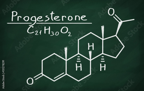 Structural model of Progesterone