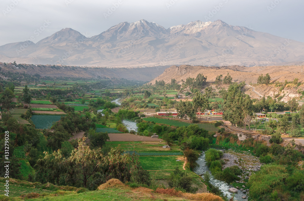 Carmen Alto View of Arequip Peru