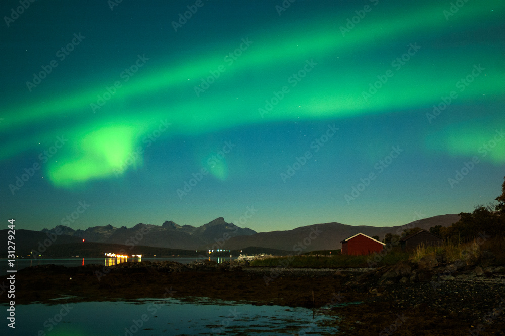 The polar lights in Norway,Tromso