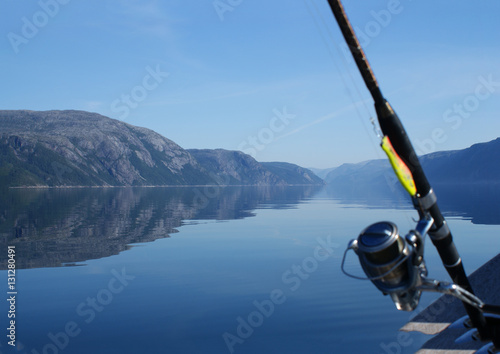 Angeln im Fjord