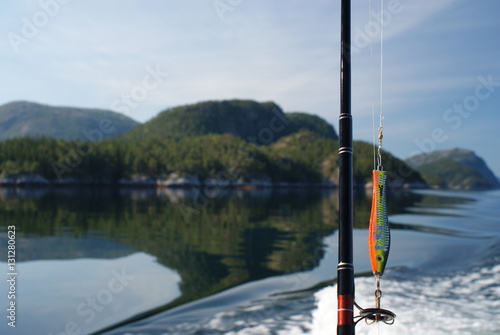 Angeln im Fjord