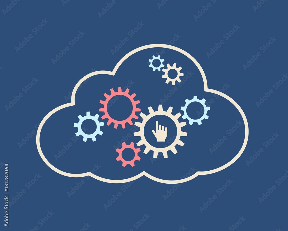 Cloud computing concept Cloud computing concept