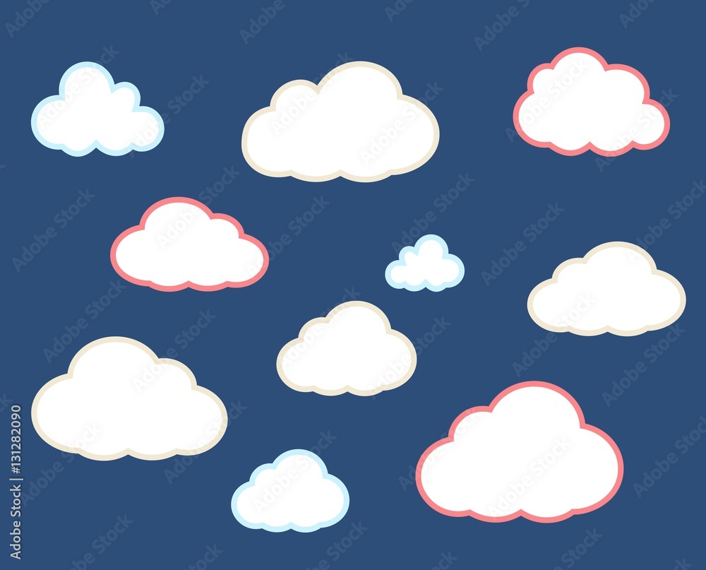 Fototapeta premium Cloud computing concept