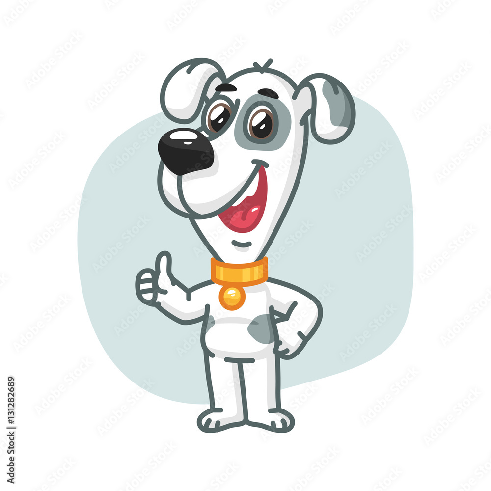 Dog Showing Thumbs Up Dog Showing Thumbs Up