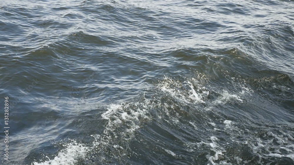powerful water blue sea ocean waves breaking natural background