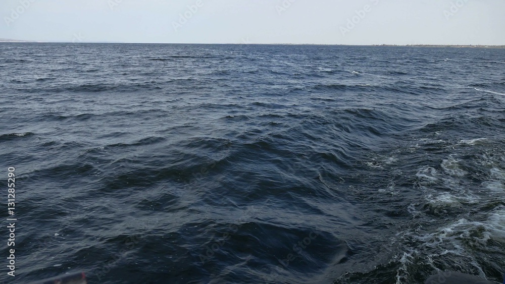 powerful blue water sea ocean waves breaking natural background