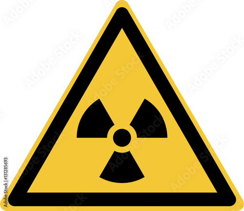 ISO 7010 W003 Warning; Radioactive material or ionizing radiation