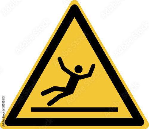 ISO 7010 W011 Warning; Slippery surface