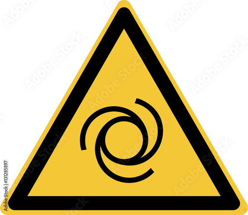 ISO 7010 W018 Warning; Automatic start-up