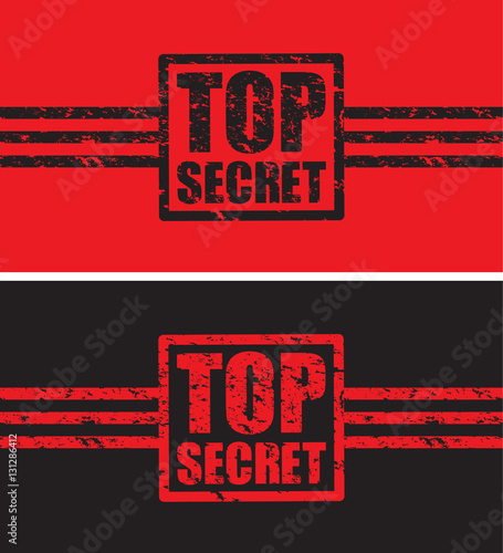 top secret black and red 
