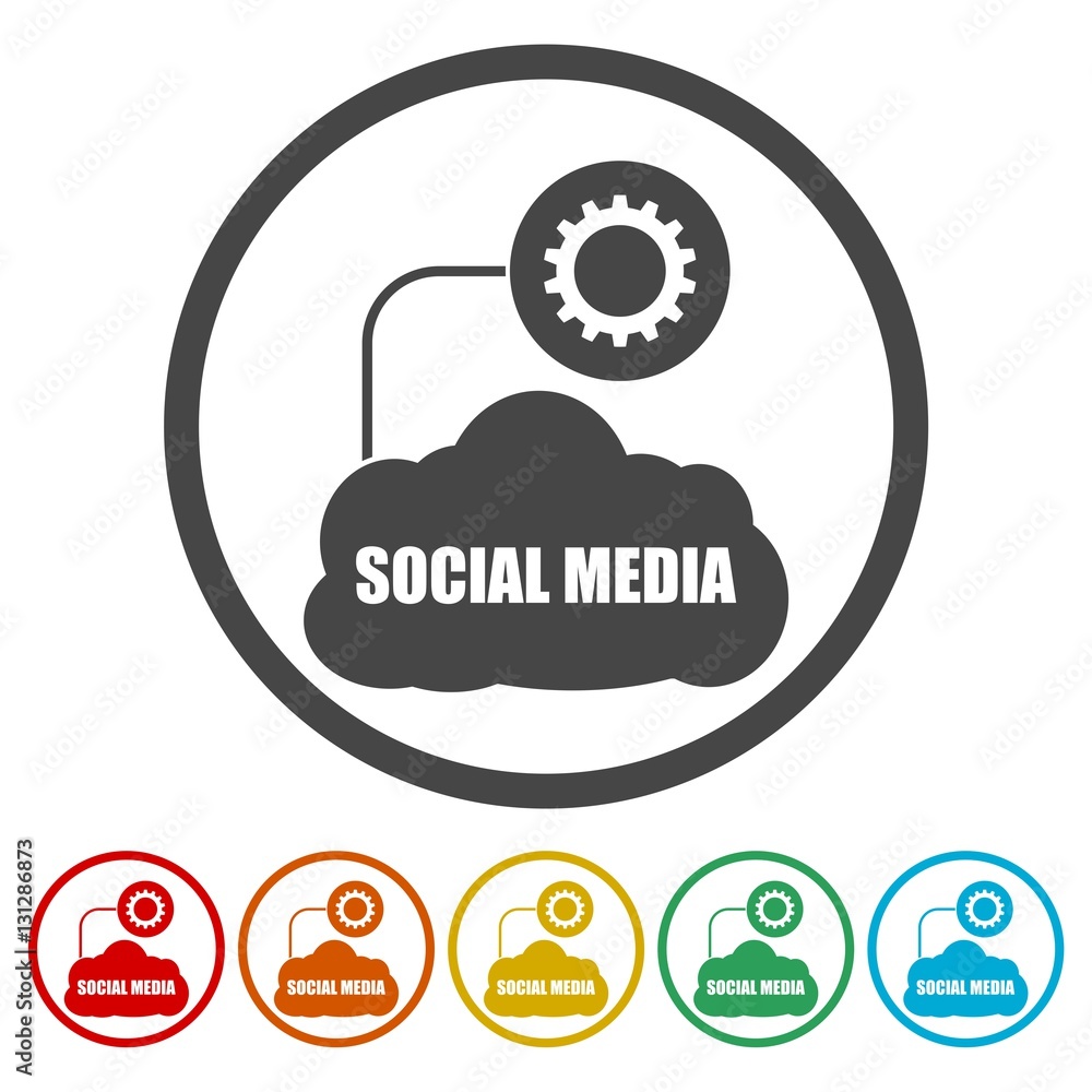 Social media design, Social media icon Social media design, Social media icon