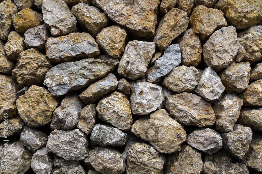 Fototapeta premium Texture of wall made of stones