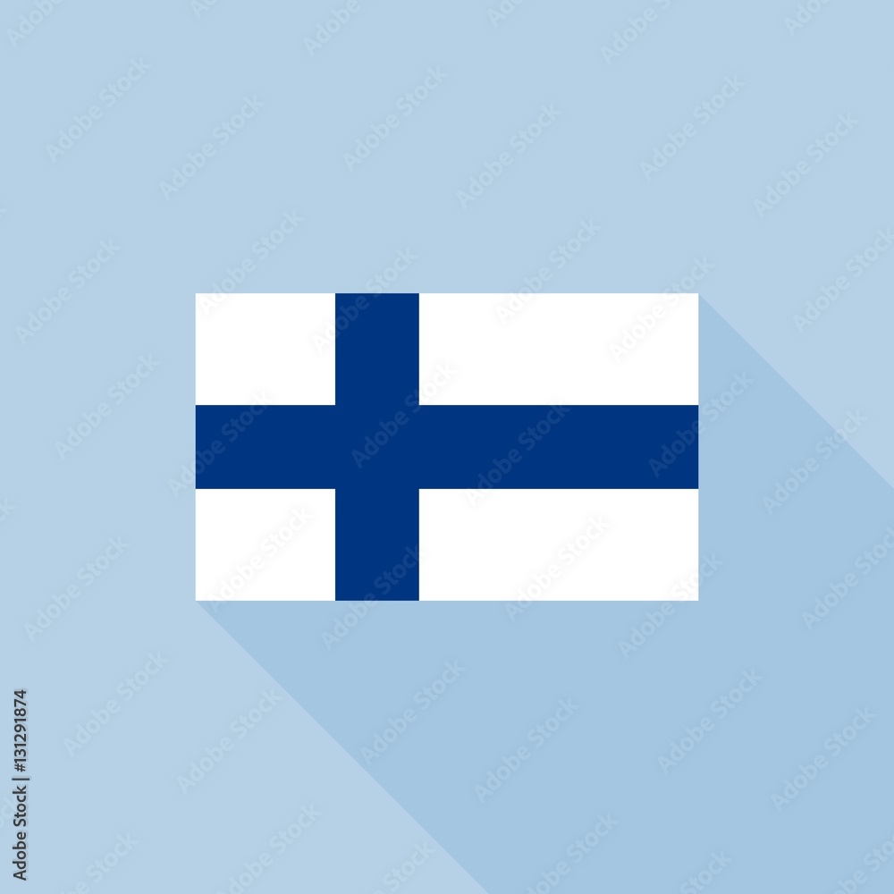 Finland flag , flat design vector with official proportion Finland flag , flat design vector with official proportion