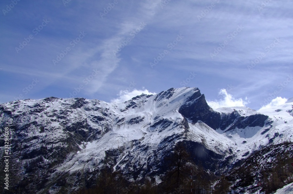 Bergkette am Simplonpass