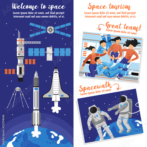 Austronauts Flat Banners