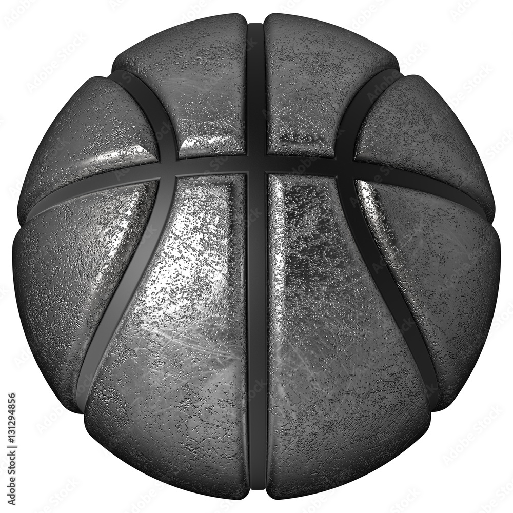 Basketball. 3D illustration. 3D CG. High resolution. Stock Illustration