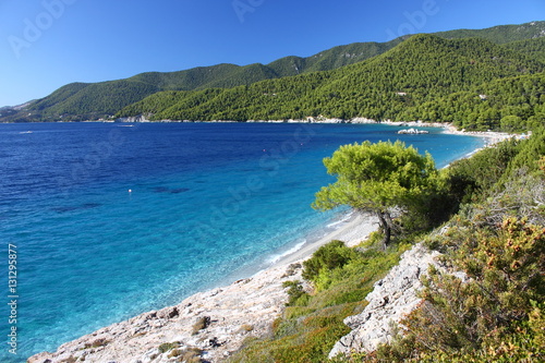 Milia beach, Skopelos island, Sporades island, Greek island, Thessaly, Aegean Sea, Greece  © into the wild