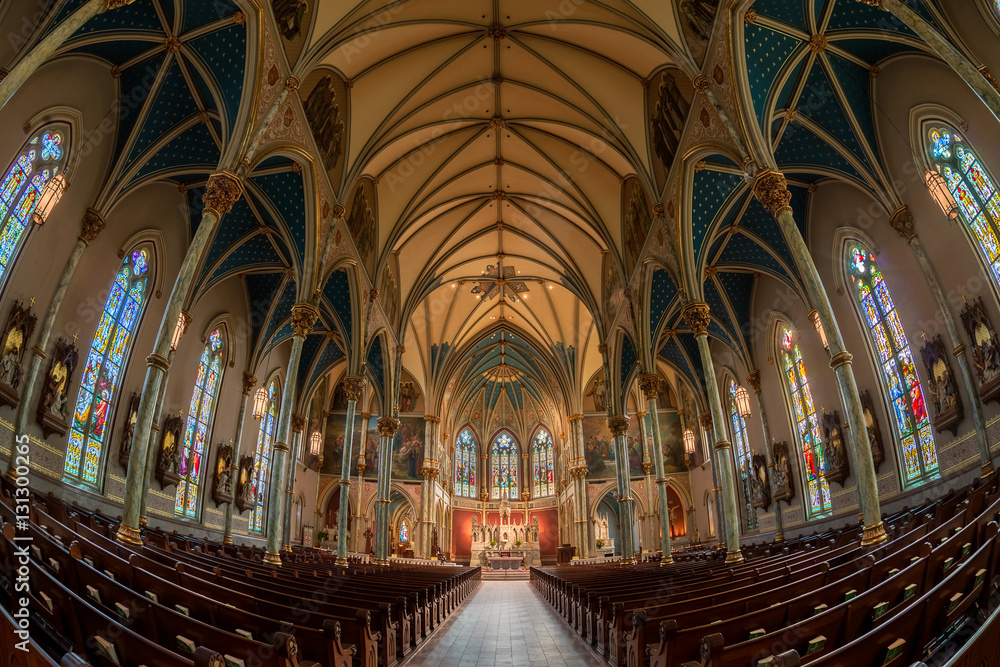 Fototapeta premium Cathedral of St. John the Baptist in Savannah, Georgia