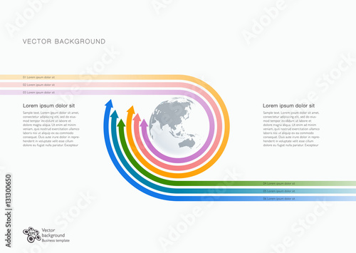 Global Image_Colorful Arrows #Vector Graphic