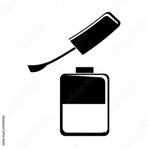nail polish manicure icon image vector illustration design 