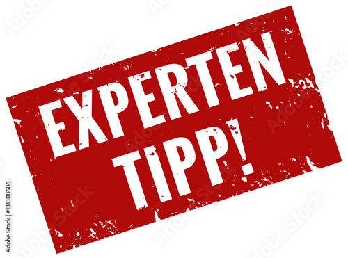 Experten Tipp Stempel rot
