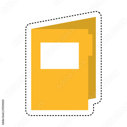 folder documents isolated icon vector illustration design