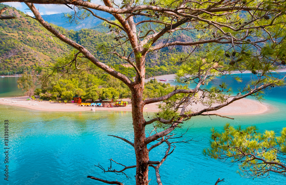 Oludeniz is one of the most famous beach in Turkey