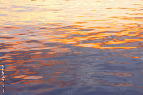 Izola, Slovenia - the reflection of light on the sea at sunset