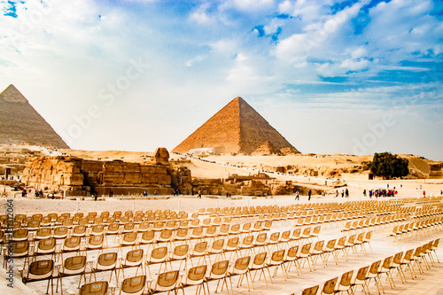 Giza Pyramids View