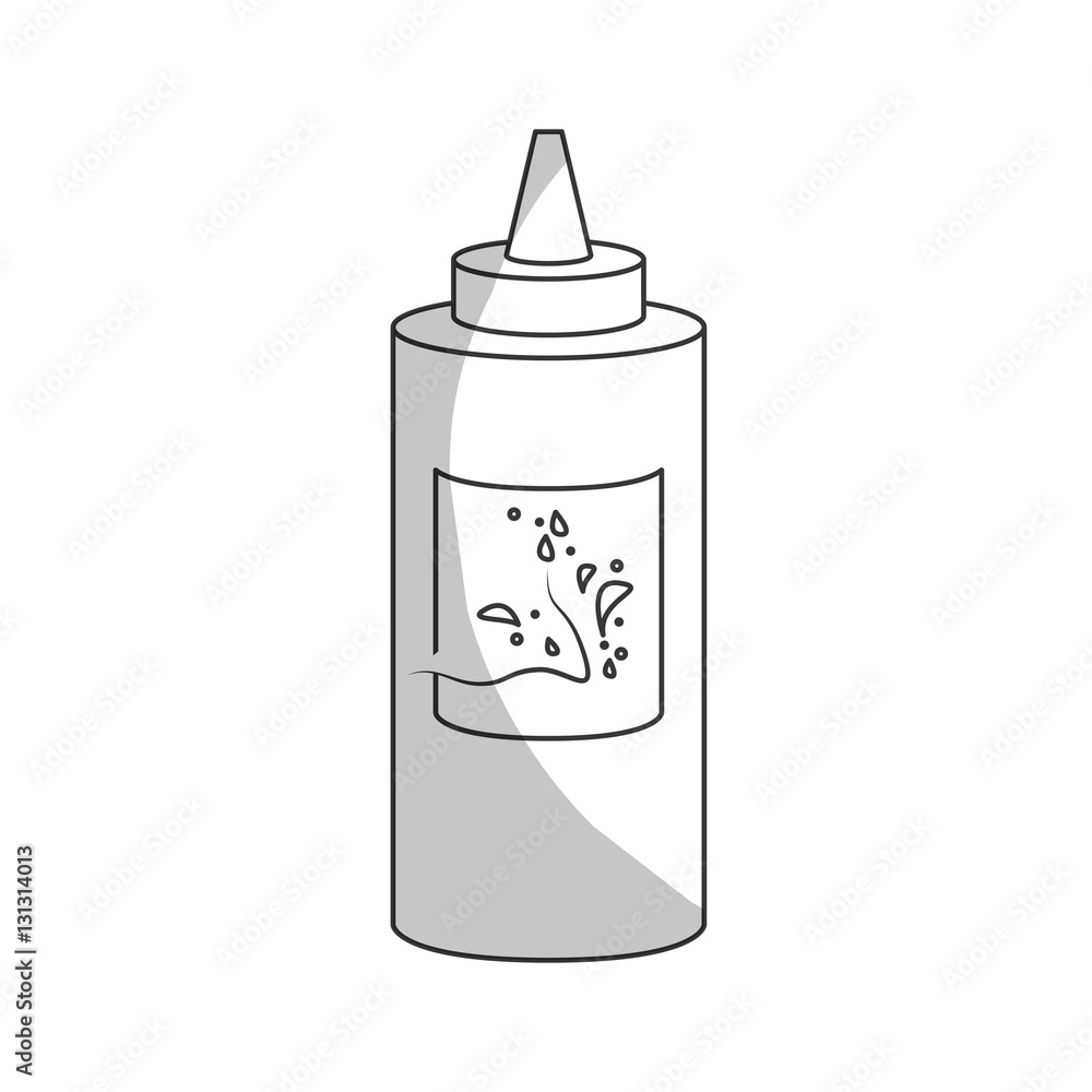 sauce bottle fast food related icon image vector illustration design sauce bottle fast food related icon image vector illustration design