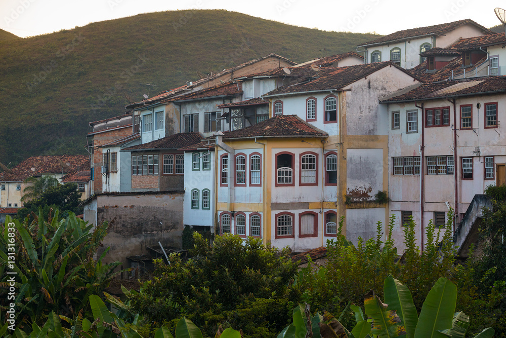 view of the house on the hill of the historical town Ouro Preto view of the house on the hill of the historical town Ouro Preto
